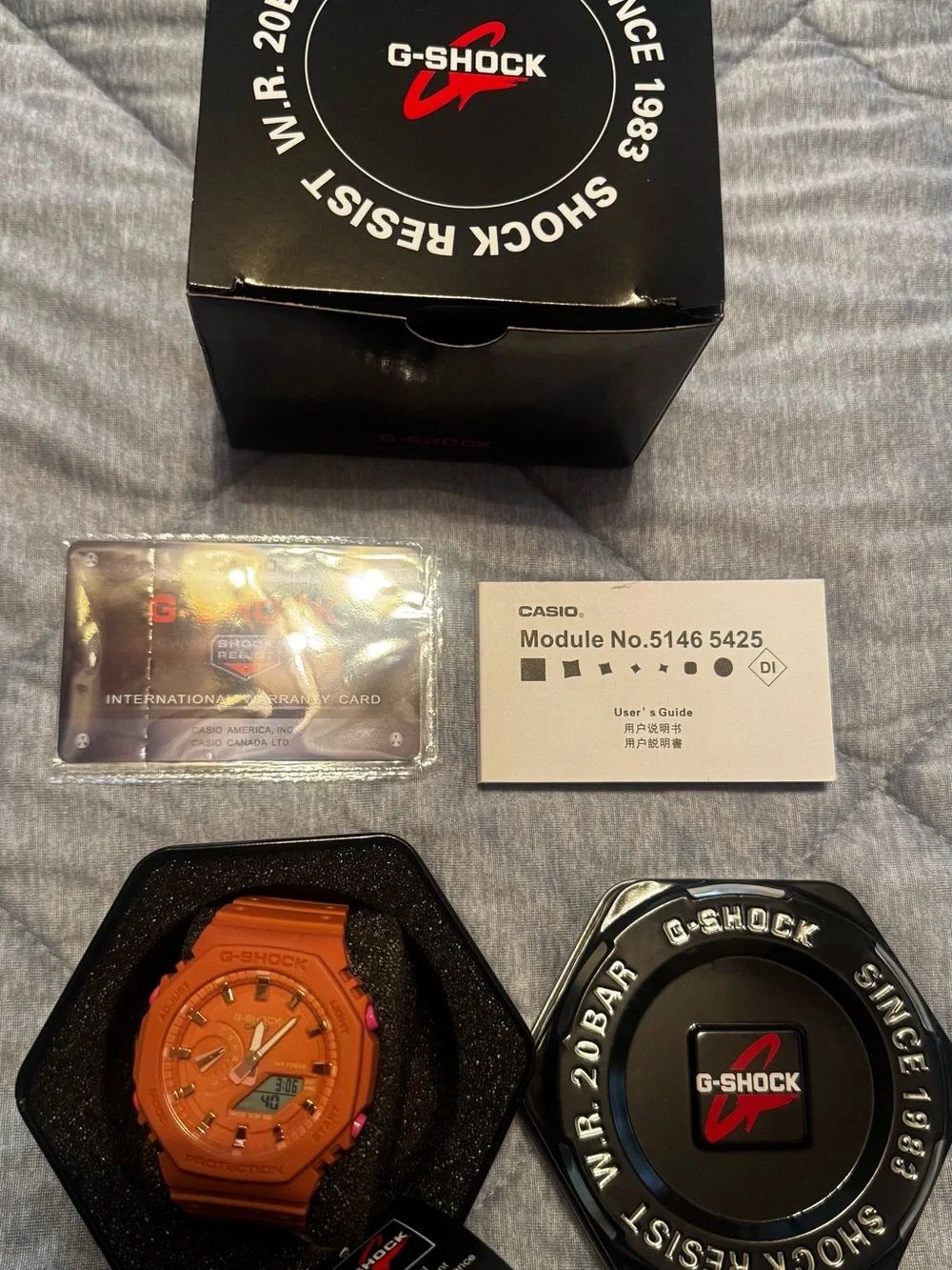 CASIO G-SHOCK GMA-S2100-4A2 CASIOak Analog Digital Pink Watch Carbon Y86008